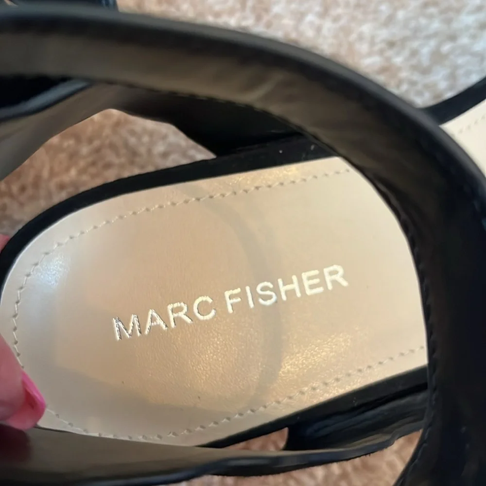 Marc Fisher Velvet Platforms